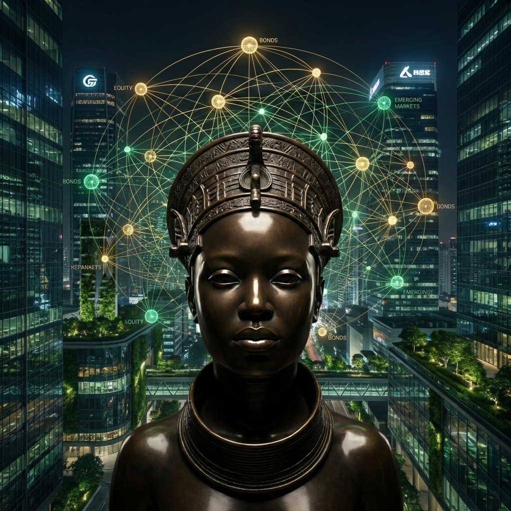 Peercarbon Guardian: Deep Heritage Orchestrating Modern Complexity against an Institutional Skyline.